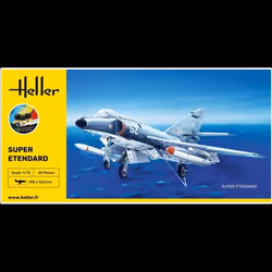 HELLER - Maquette Avion Starter Kit Super Etendard Heller 56360 1:72 - Ref : 14070