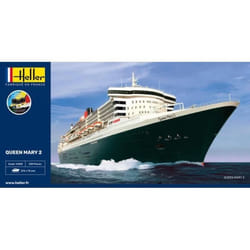 HELLER - Maquette Bateau Starter Kit Queen Mary 2 Heller 56626 1/600ème Maquette Char Promo - Ref : 11536