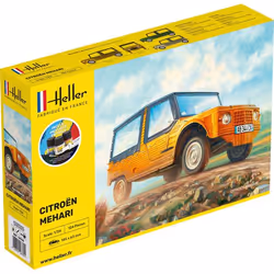 Heller 56760, Ensemble de modèles réduits de voitures, Kit de montage, 1:24, Citroen Mehari (Version 1), unisexe, Plastique
