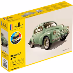Heller 56762, Modèle de voiture classique, Kit de montage, 1:24, Renault 4 CV, unisexe, Plastique