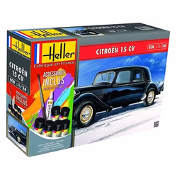 Maquette plastique - NO NAME - CITROEN 15 CV - 158 pièces - Intérieur - Mixte