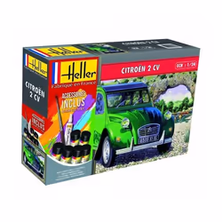 Maquette - HELLER - Citroen 2 cv