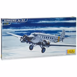Maquette avion militaire JUNKER JU 52 HELLER - Echelle 1/72 - 101 pièces