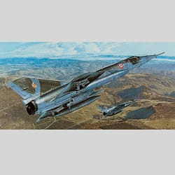 Maquette Mirage IV P - HELLER - Largeur 24.60 cm - Longueur 48.70 cm - Nombre de pièces 77