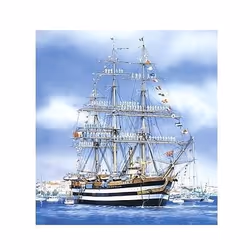 Maquette - HELLER - Amerigo Vespucci - 409 pièces - Blanc