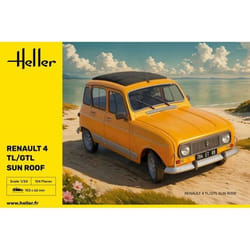 HELLER - Maquette Voiture Renault 4 Tl/gtl Sun Roof heller82704 1:24 Maquette Char Promo - Ref : 15591