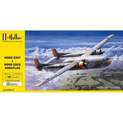 HELLER - Maquette Avion Nord 2501 + Nord 2502 noratlas heller85374 1:72 Maquette Char Promo - Ref : 11523