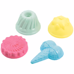 ECOIFFIER Filet 4 Moule À Sable Délices, 1,5 an(s), Plastique