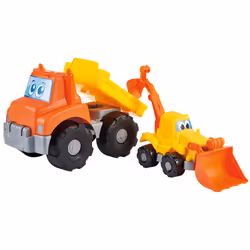 ECOIFFIER Camion + Tractopelle, 1,5 an(s), Plastique