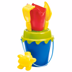 ECOIFFIER Seau Garni 15 Cm, 1,5 an(s), Plastique