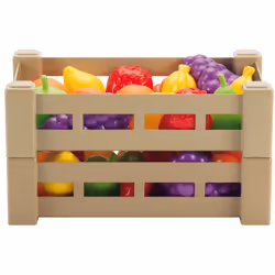ECOIFFIER Cagette Fruits Et Légumes Assortis