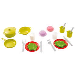 ECOIFFIER Panier Polochon Garni Dinette, 100% Chef, 1,5 an(s)