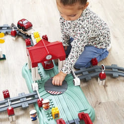 Baril circuit train - ECOIFFIER - 140 pcs - Dès 18 mois