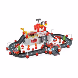 Votre enfant se mettra dans la peau d'un pompier avec ce circuit baril de pompier Abrick 1349 de la marque ECOIFFIER. Il pour ...