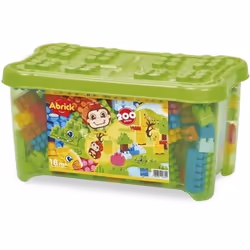 ECOIFFIER Coffre jungle 200 pièces - Abrick, Jeu de construction, 1,5 an(s), Plastique, 200 pièce(s), 2,19 kg