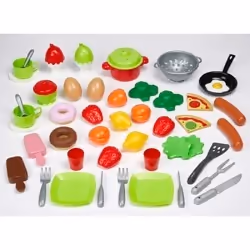 ECOIFFIER Boite Alimentation 50 Pieces, 100% Chef, 1,5 an(s)