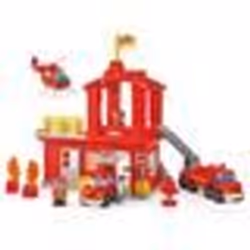ECOIFFIER Caserne des pompiers - Abrick, Jeu de construction, 1,5 an(s), Plastique, 1,28 kg