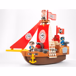 ECOIFFIER Bateau Pirate - Abrick, 1,5 an(s), Plastique, 5 pièce(s), 860 g