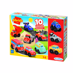 ECOIFFIER Coffret 10 Vehicules Fast Car, 1,5 an(s), Plastique, 6 pièce(s), 850 g