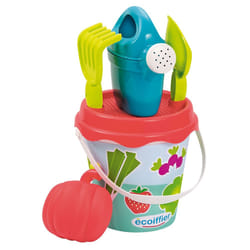 ECOIFFIER Seau Garni Décor Jardin 17 Cm