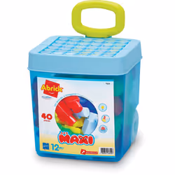ECOIFFIER Rolly briques 40 pièces - Les Maxi, Jeu de construction, 1 an(s), Plastique, 40 pièce(s), 1,05 kg