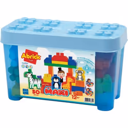 ECOIFFIER Baril des animaux du monde 50 pièces - Les Maxi, Jeu de construction, 1 an(s), Plastique, 50 pièce(s), 1,34 kg