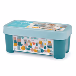 ECOIFFIER Coffret BB Abrick 4 en 1, Jeu de construction, 1 an(s), Plastique, 41 pièce(s), 3,73 kg
