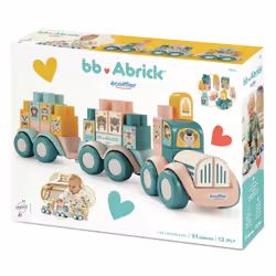 ECOIFFIER Train des animaux, Jeu de construction, 1 an(s), Plastique, 33 pièce(s), 5,5 kg