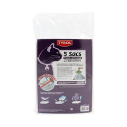Les Tendances - tyrol Lot de 5 Sac pour bac a litiere - Fond cartonne - Resiste aux griffes - 44 x 30 cm - Pour chat