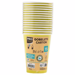 PRONAPPE 89113I gobelet jetable 15 pièce(s) 200 ml Carton