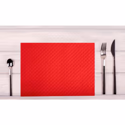 PRONAPPE 304021I set de table Rectangle Rouge 4 pièce(s)