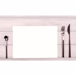 PRONAPPE S340101I set de table Rectangle Blanc 100 pièce(s)