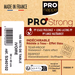PRONAPPE S340102I set de table Rectangle Ivoire 100 pièce(s) - Vue supplémentaire 4