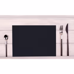 PRONAPPE S340121I set de table Rectangle Noir 100 pièce(s)