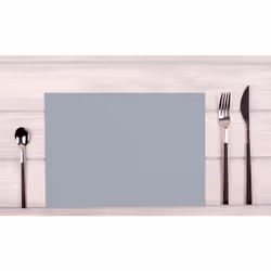 PRONAPPE S340130I set de table Rectangle Gris 100 pièce(s)