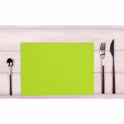 PRONAPPE S340131I set de table Rectangle Vert 100 pièce(s)