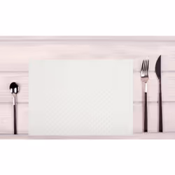 PRONAPPE 354161I set de table Rectangle Blanc 4 pièce(s)