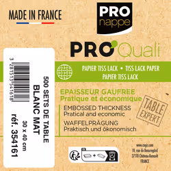 PRONAPPE 354161I set de table Rectangle Blanc 4 pièce(s) - Vue supplémentaire 5