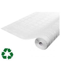Nappe damassee 1.20m x 50 m blanche