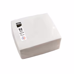 PRONAPPE SV622001I serviette 50 pièce(s) Blanc Coton - Vue supplémentaire 5