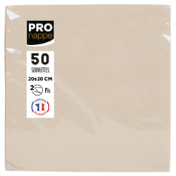 PRONAPPE SV622002I serviette 50 pièce(s) Ivoire Coton
