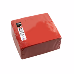 PRONAPPE SV622009I serviette 50 pièce(s) Rouge Coton - Vue supplémentaire 5