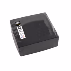 PRONAPPE SV622021I serviette 50 pièce(s) Noir Coton - Vue supplémentaire 5