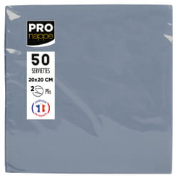 PRONAPPE SV622030I serviette 50 pièce(s) Gris Coton