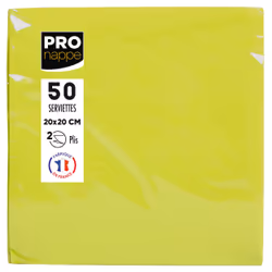 PRONAPPE SV622031I, Vert, Coton, Carré, 200 mm, 200 mm, 50 pièce(s)