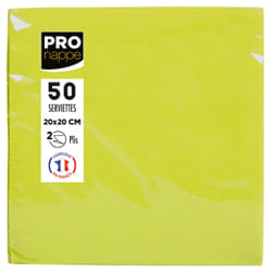 PRONAPPE SV622031I serviette 50 pièce(s) Vert Coton