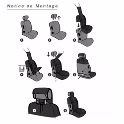 Couvre-siège CUSTO POL CUST 164570