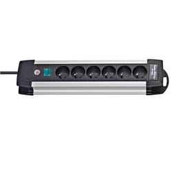 Brennenstuhl Premium Alu-Line Bloc Multiprise 3m avec Interrupteur