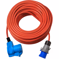 Rallonge électrique SOLUTIONS OUTDOOR avec fiche CEE P17 - IP44 10m - H07RN-F 3G2,5
