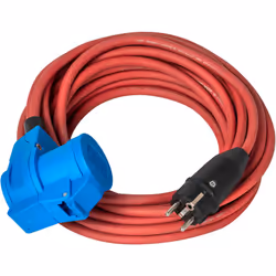 Rallonge électrique SOLUTIONS OUTDOOR fiche type E et F - IP44 10m - H07RN-F 3G2,5